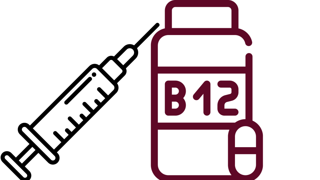 B12 Injection icon - A representation of the revitalizing B12 Injection therapy offered at Louisecosmetics Limited.